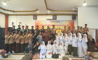 Sosialisasi Pengawasan Pemilih Partisipatif bersama Pelajar dan Mahasiswa